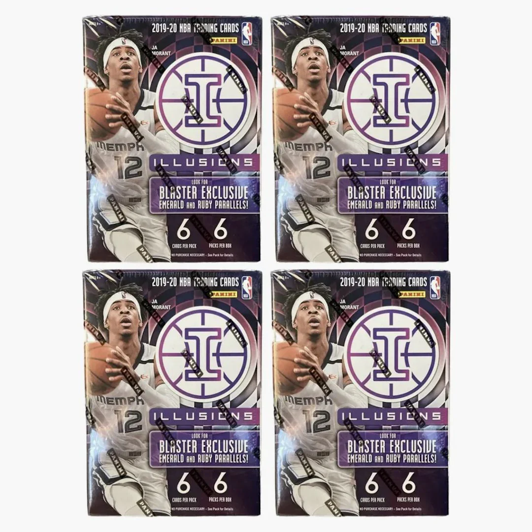 2019-20 Panini Illusions Basketball Blaster Box 4x Lot