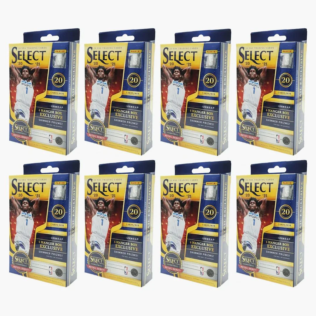 2020-21 Panini Select Basketball Hanger Box (shimmer Prizms) 8x Lot
