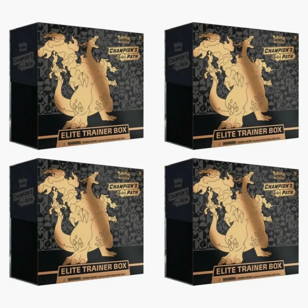 2020 Pokemon Tcg Champions Path Elite Trainer Box 4x Lot