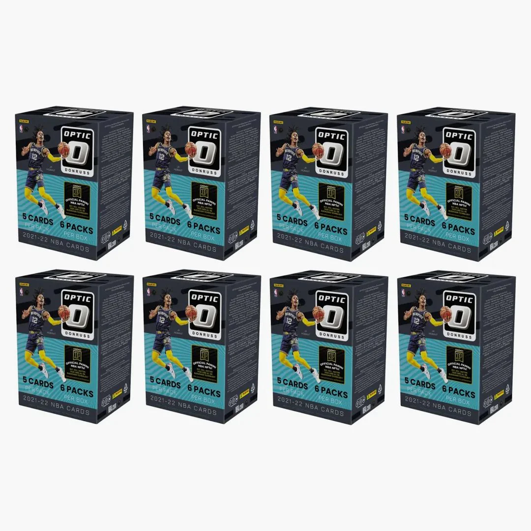 2021-22 Panini Donruss Optic Basketball Blaster Box 8x Lot - Image 2