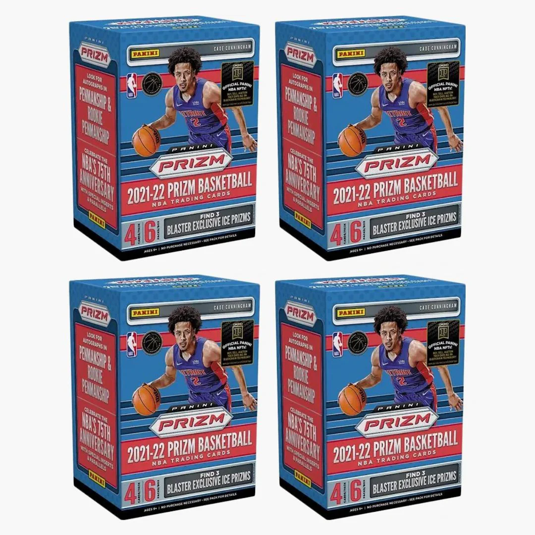 2021-22 Panini Prizm Basketball Blaster Box (ice Prizms) 4x Lot - Image 2