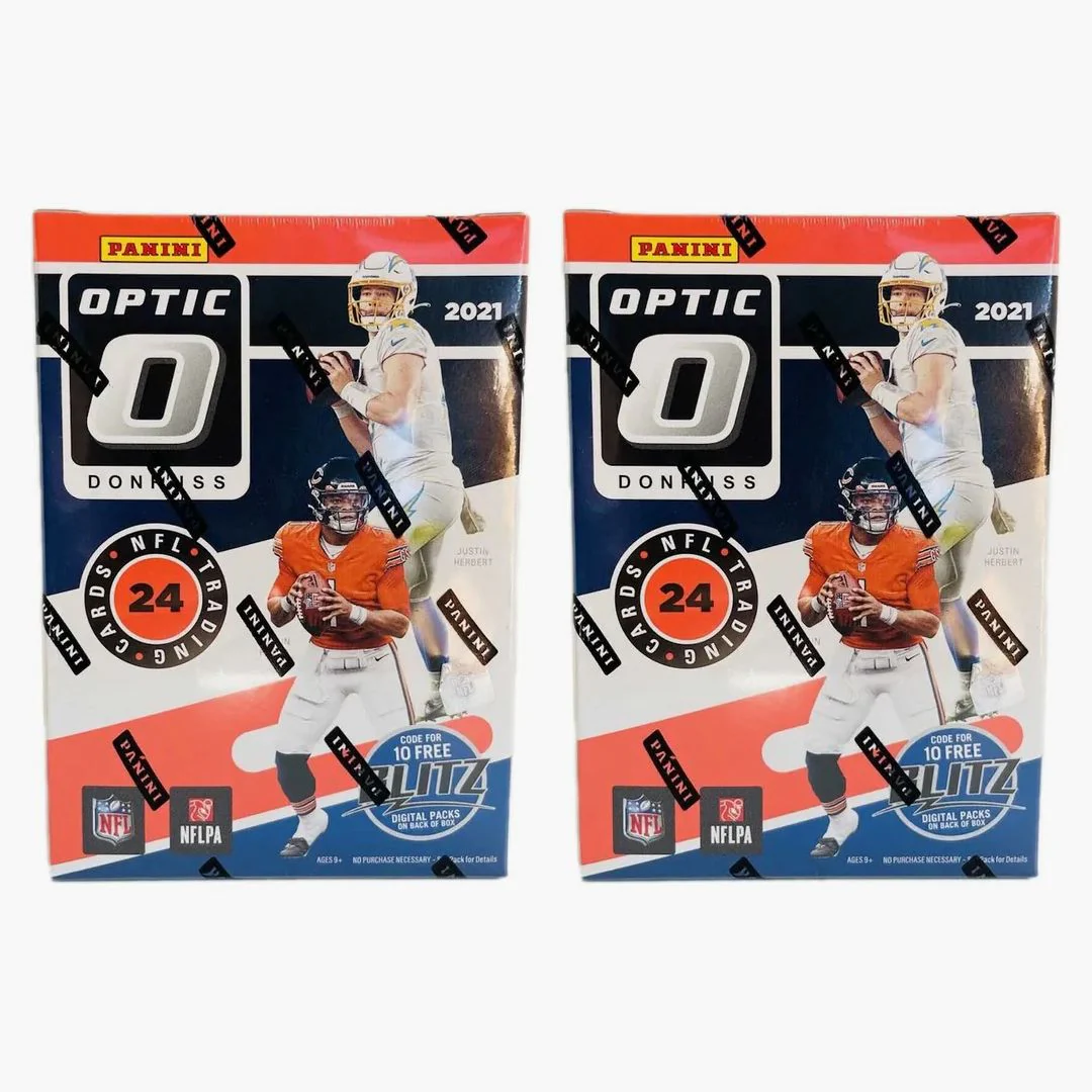 2021 Panini Donruss Optic Football Blaster Box (pink Parallels) 2x Lot - Image 2