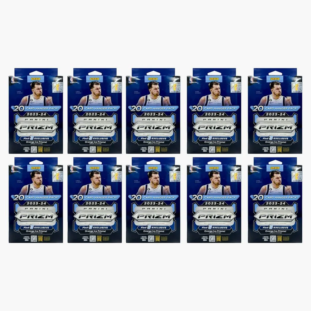 2023-24 Panini Prizm Basketball Hanger Box (orange Ice Prizms) 10x Lot