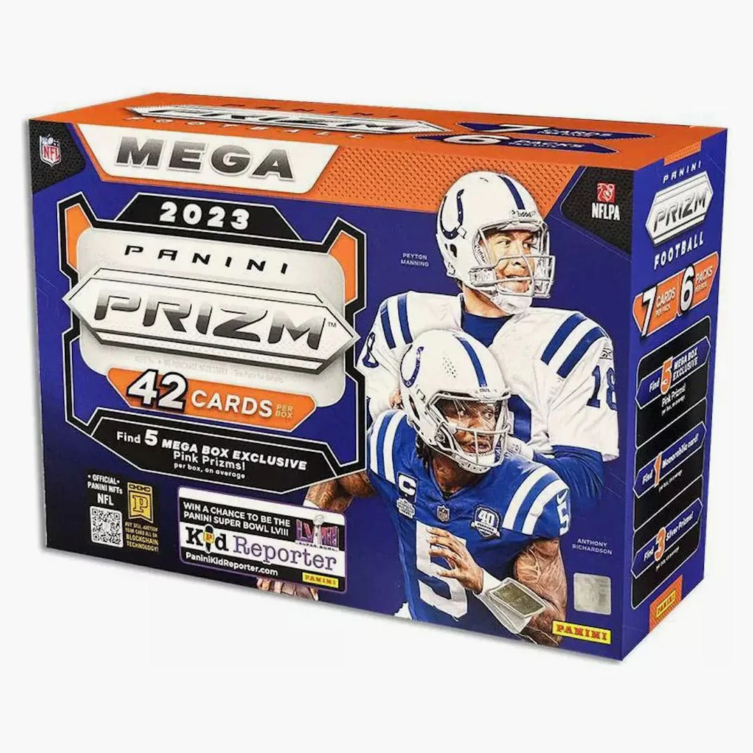 2023 Panini Prizm Football Mega Box (pink Prizms)