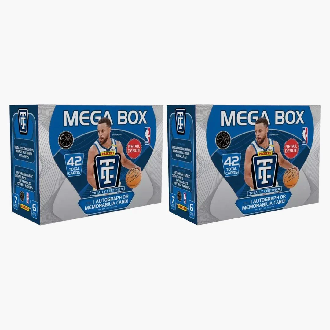 2024-25 Panini Totally Certified Basketball Mega Box 2x Lot