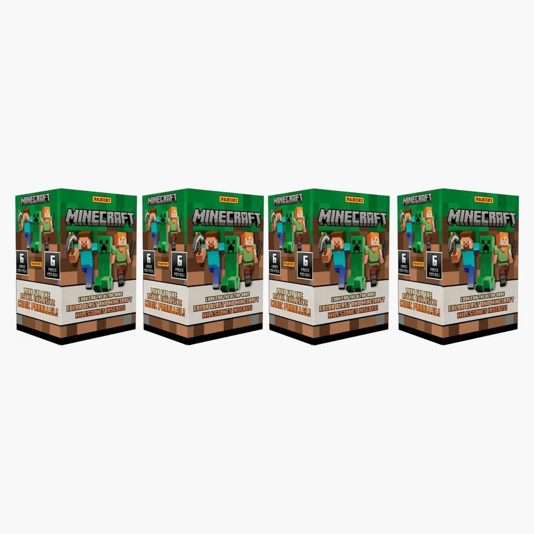 2024 Panini Minecraft Blaster Box 4x Lot