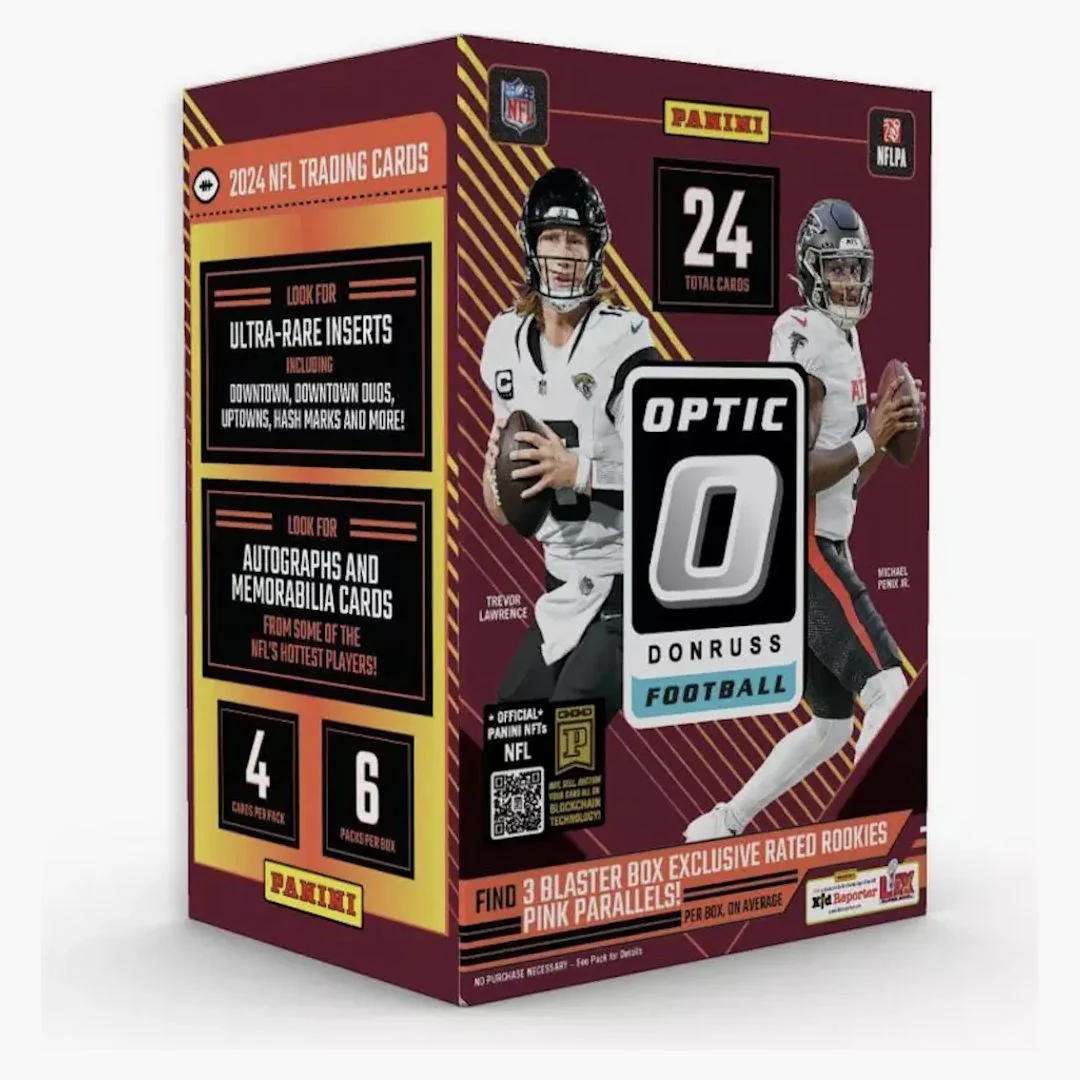 2024 Panini Optic Donruss Nfl Football Blaster Box