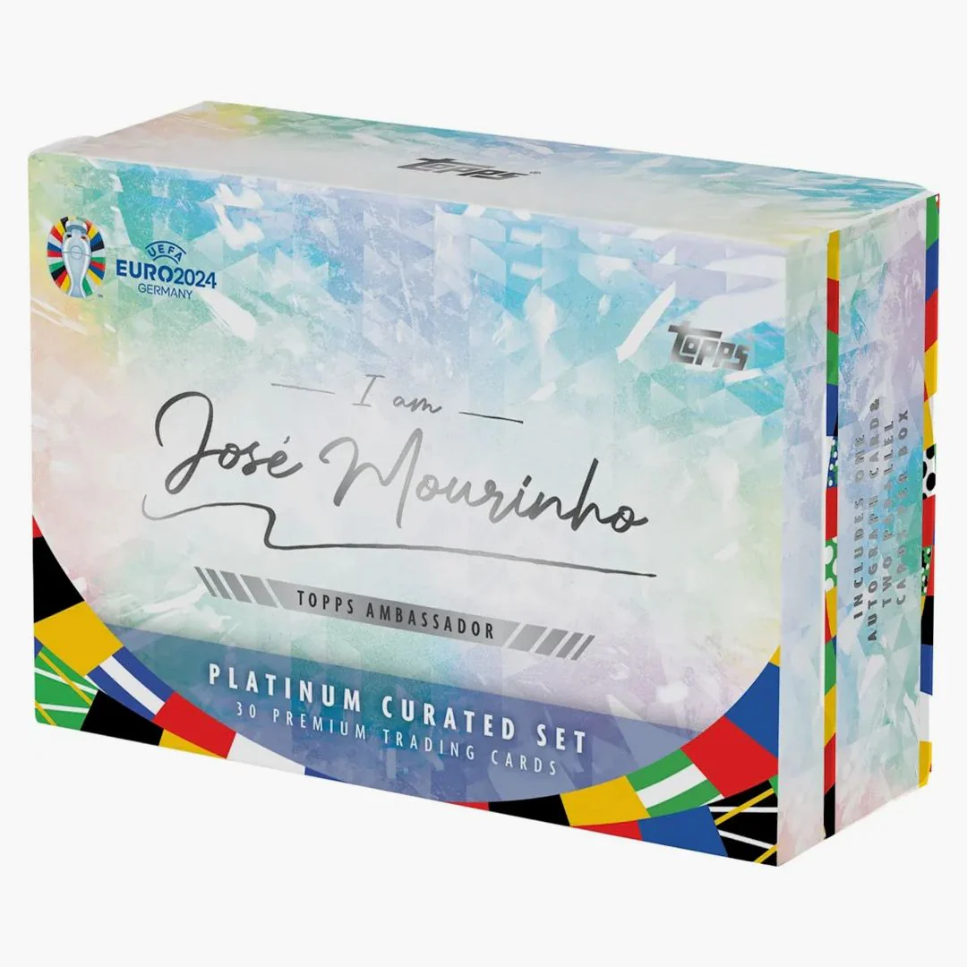 2024 Topps Jose Mourinho Euro Platinum Curated Soccer Hobby Box