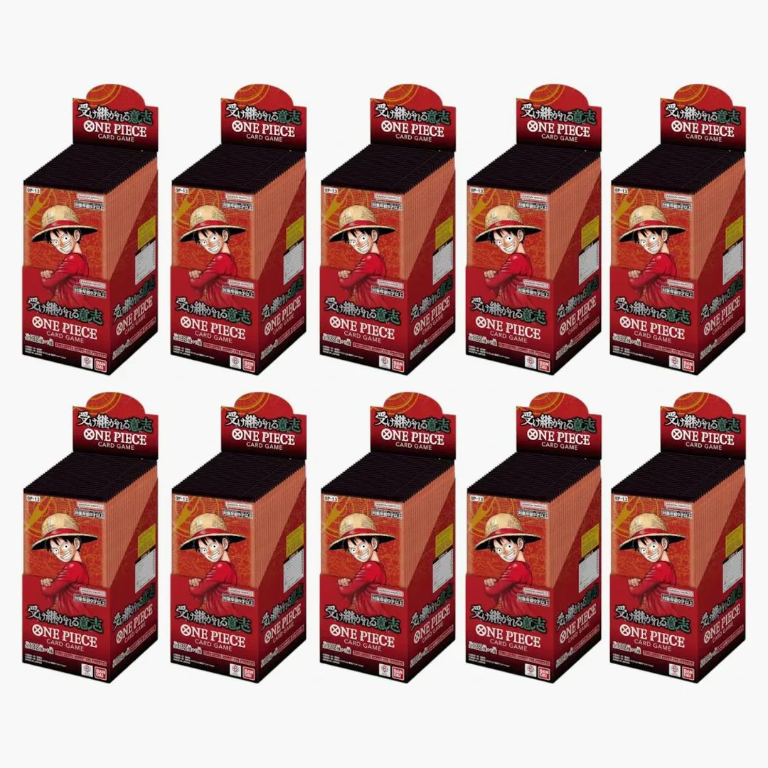 2025 Bandai One Piece Carrying On His Will Booster Pack (op-13) Japanese 10x Lot