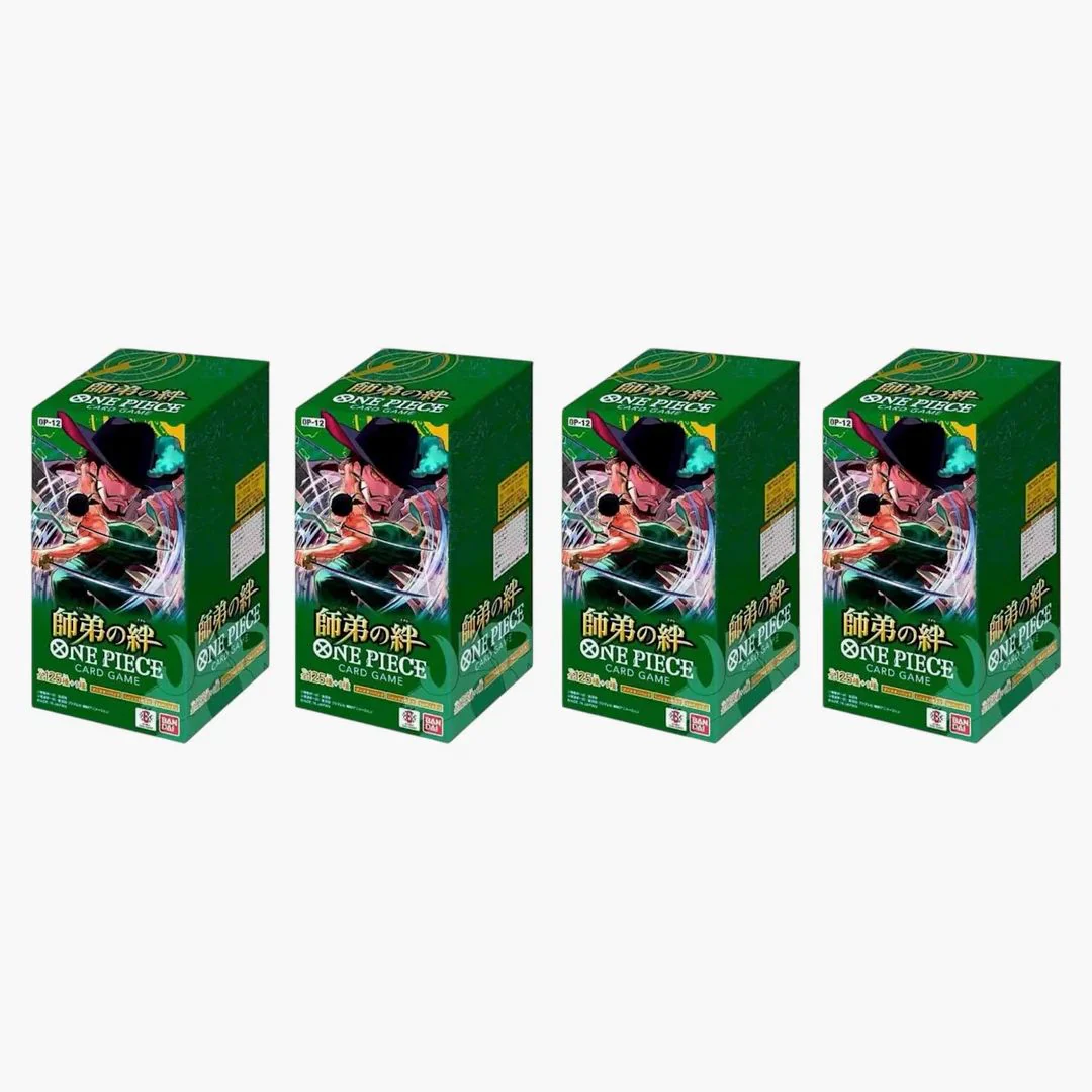 2025 Bandai One Piece Legacy Of The Master Booster Box 4x Lot (op-12) (japanese