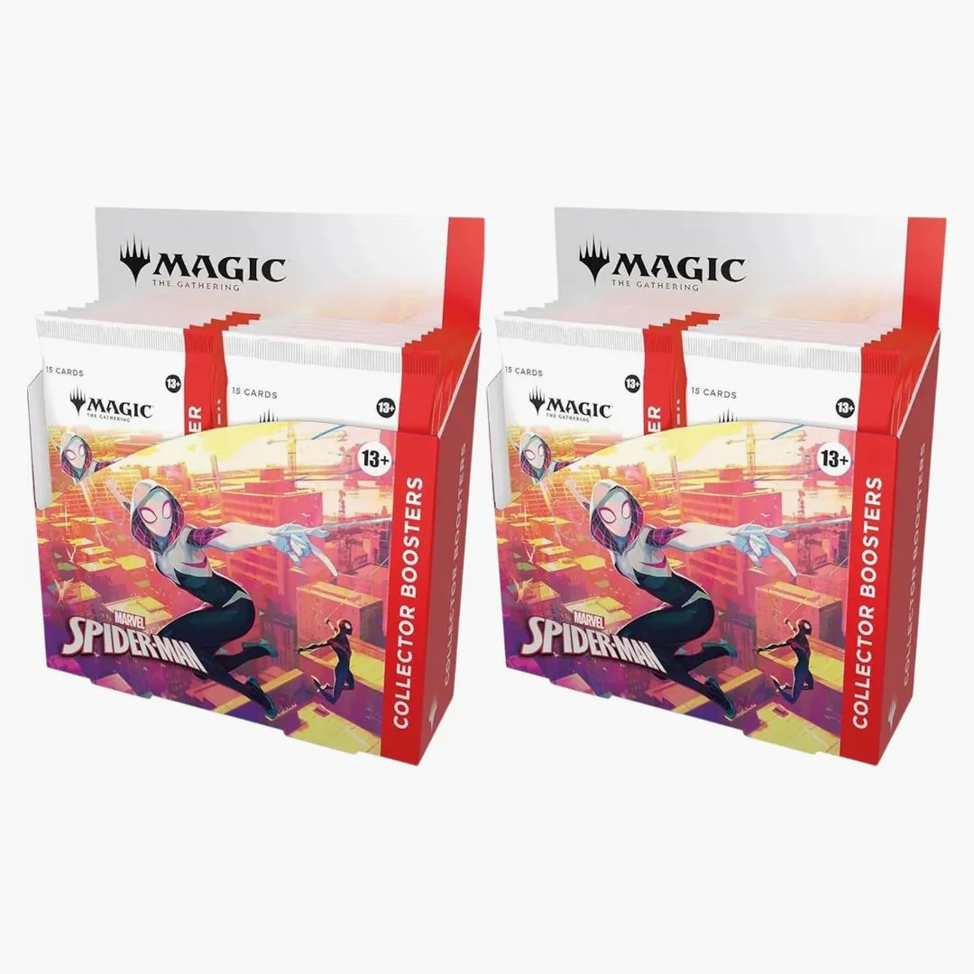 2025 Magic: The Gathering Marvel's Spider-man Collector Booster Box 2x Lot