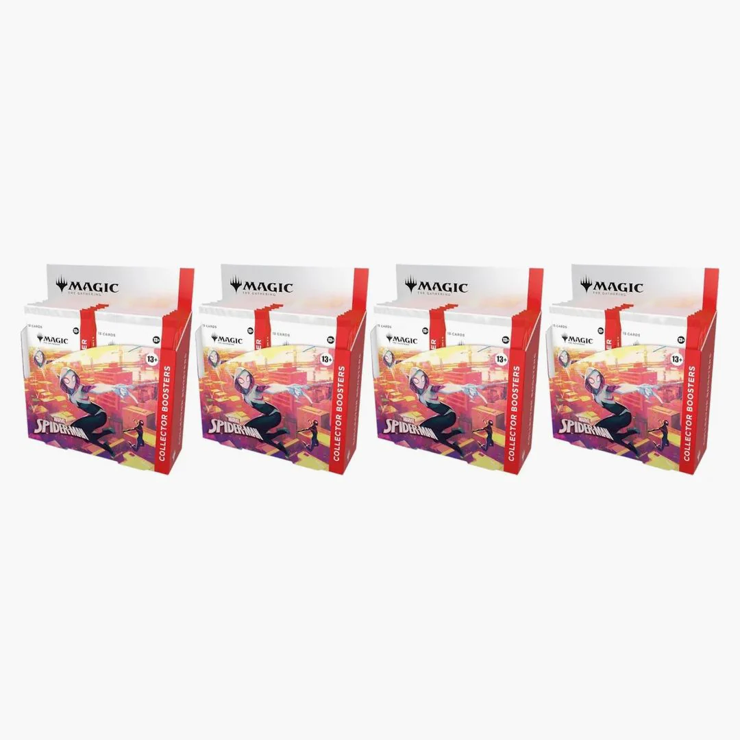 2025 Magic: The Gathering Marvel's Spider-man Collector Booster Box 4x Lot