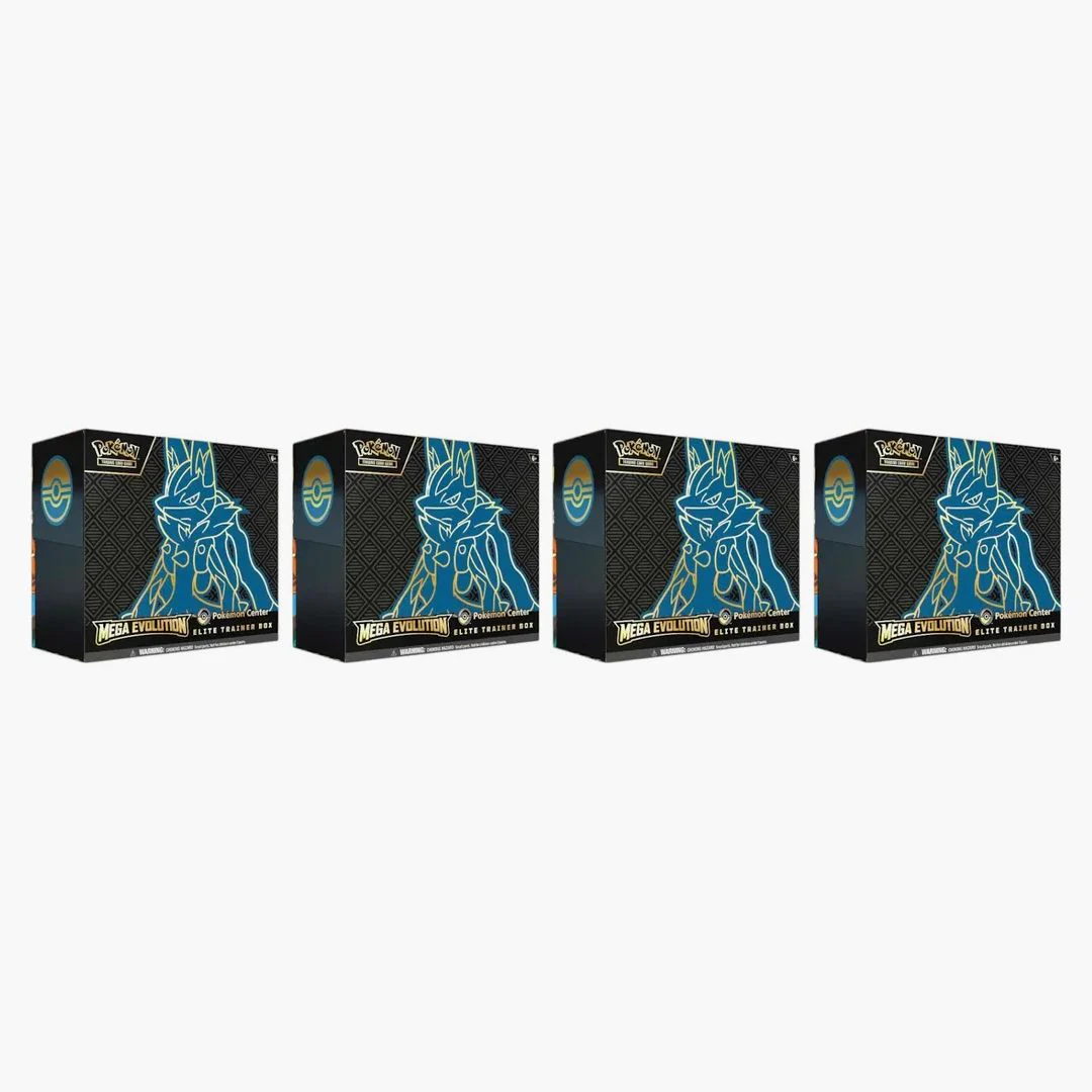 2025 Pokémon Mega Evolution Mega Lucario Elite Trainer Box (pokemon Center) 4x Lot