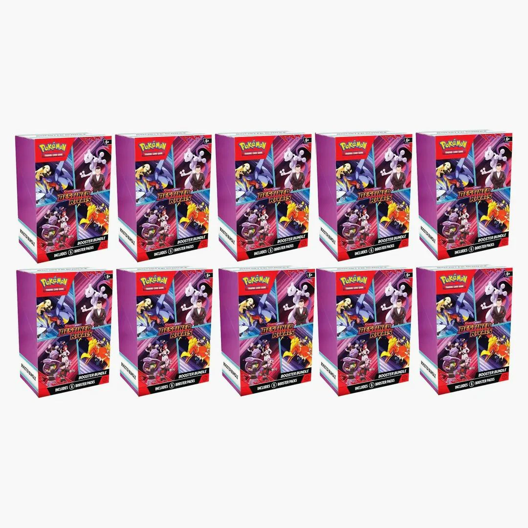 2025 Pokémon Scarlet & Violet Destined Rivals Booster Bundle 10x Lot