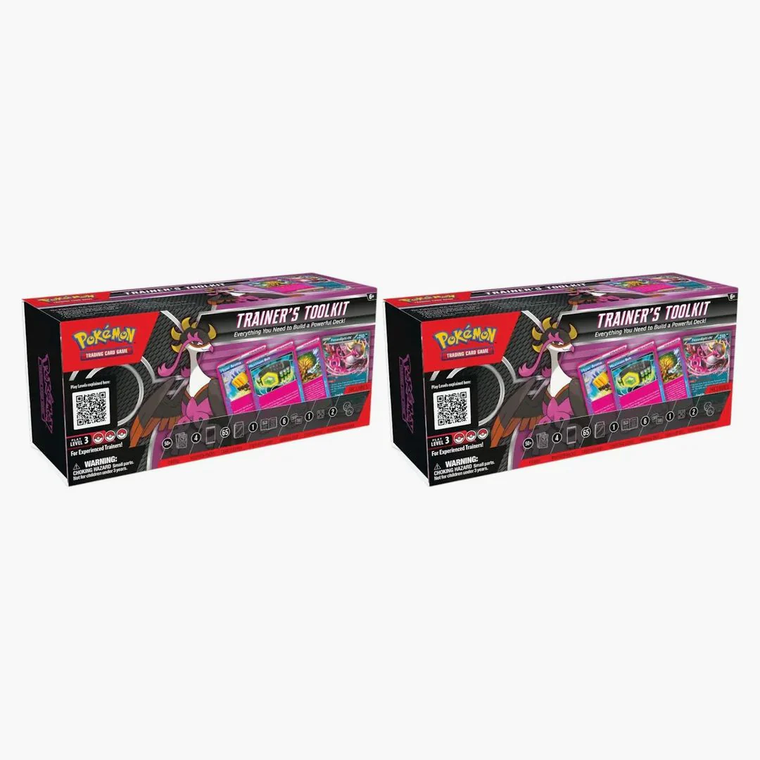 2025 Pokémon Scarlet & Violet Trainer's Tool Kit Box 2x Lot