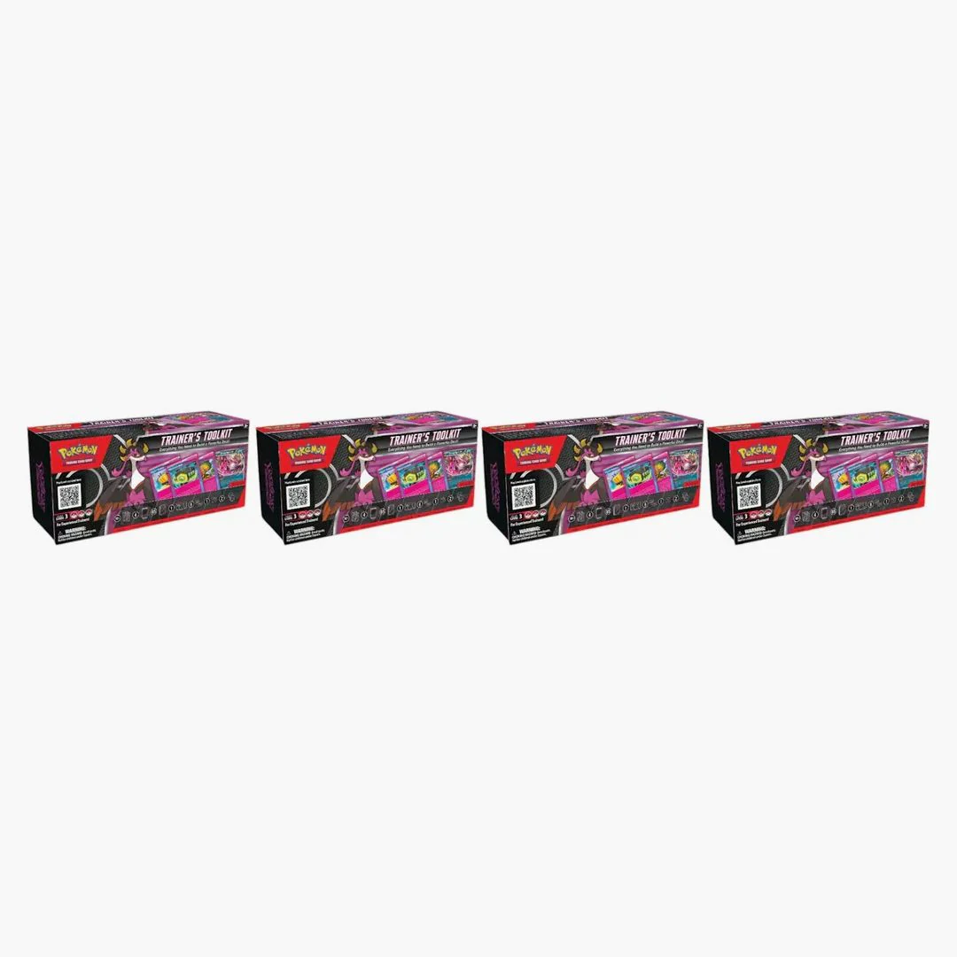 2025 Pokémon Scarlet & Violet Trainer's Tool Kit Box 4x Lot