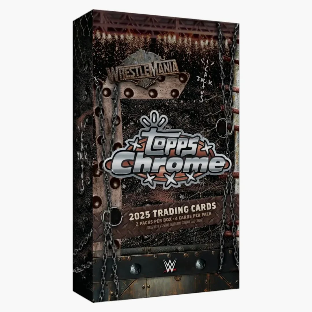 2025 Topps Chrome Wwe Cactus Jack X Wrestlemania Box
