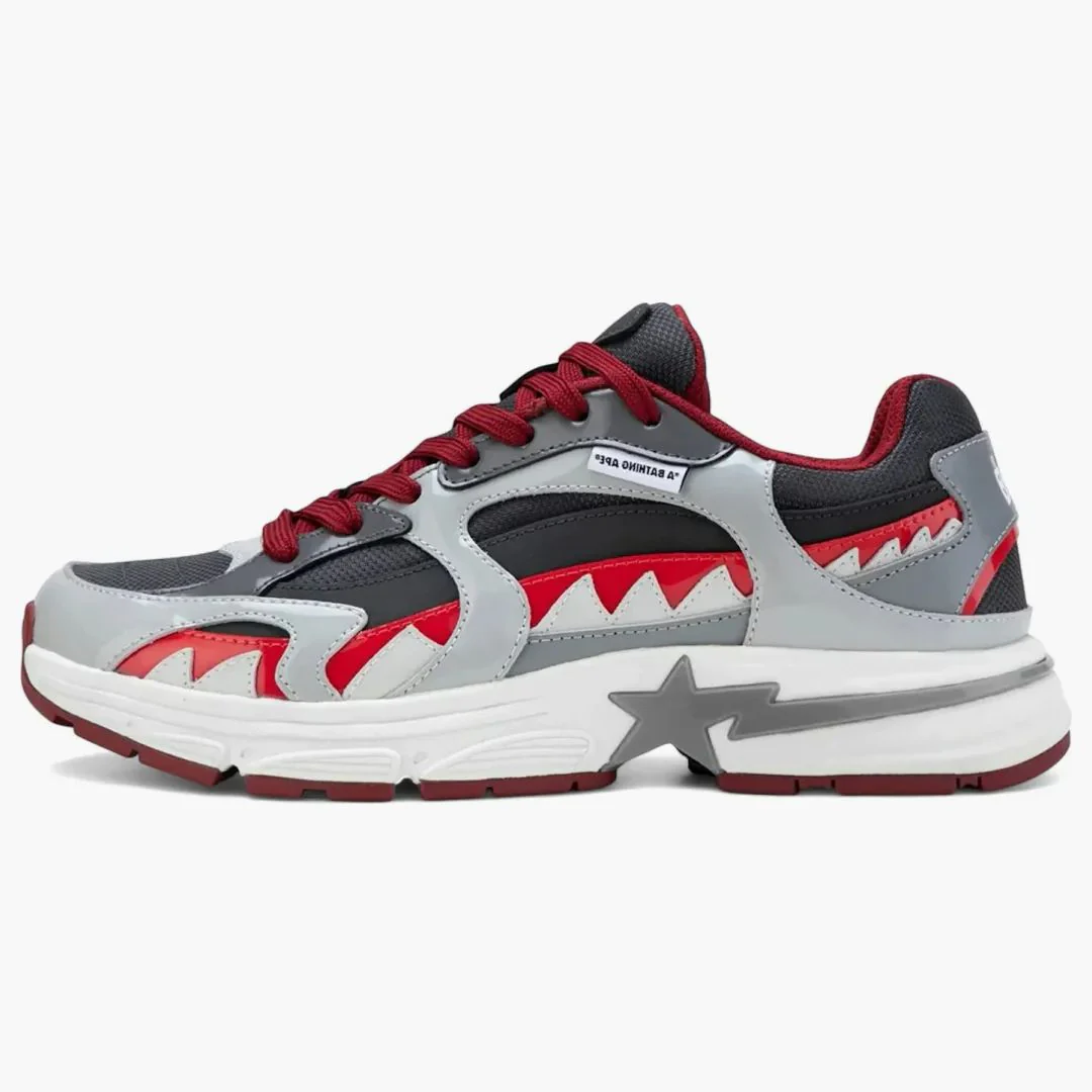 A Bathing Ape Shark Sta #3 Gray