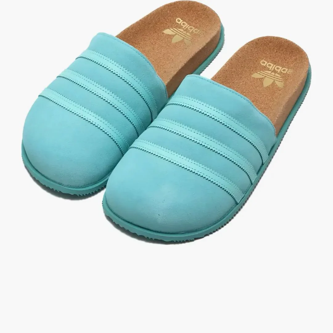 Adidas Adimule Lea Slides Aqua - Image 4