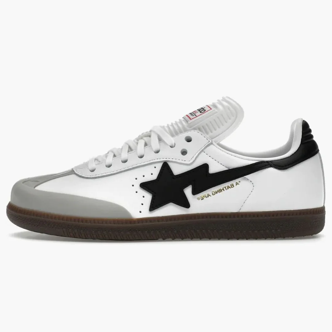 Adidas Samba Bape White Black Gum