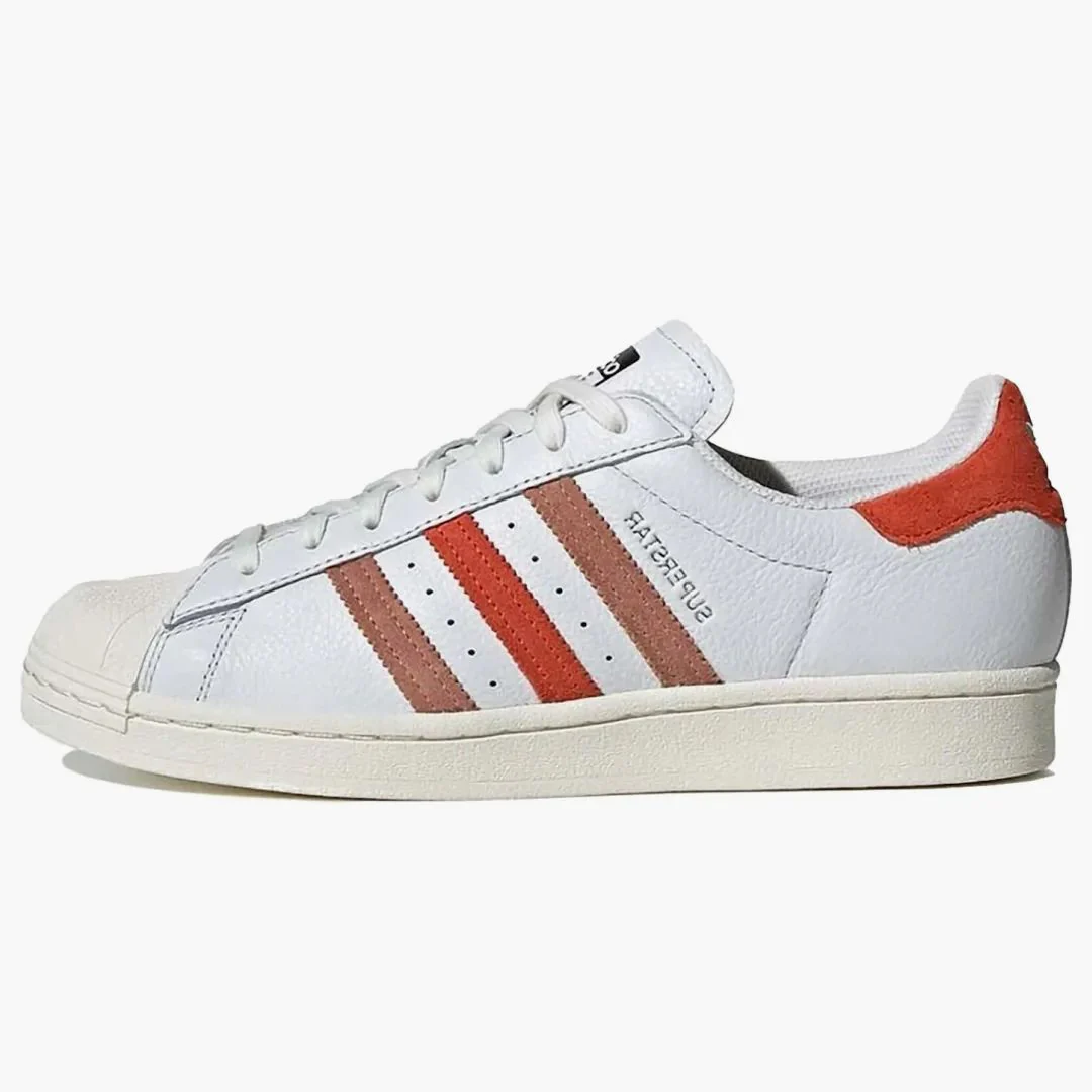 Adidas Superstar Crystal White Preloved Red