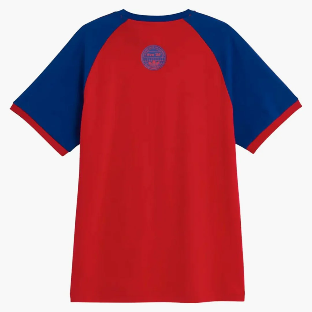 Adidas X Oasis Tour 3-stripes T-shirt Better Scarlet - Image 2
