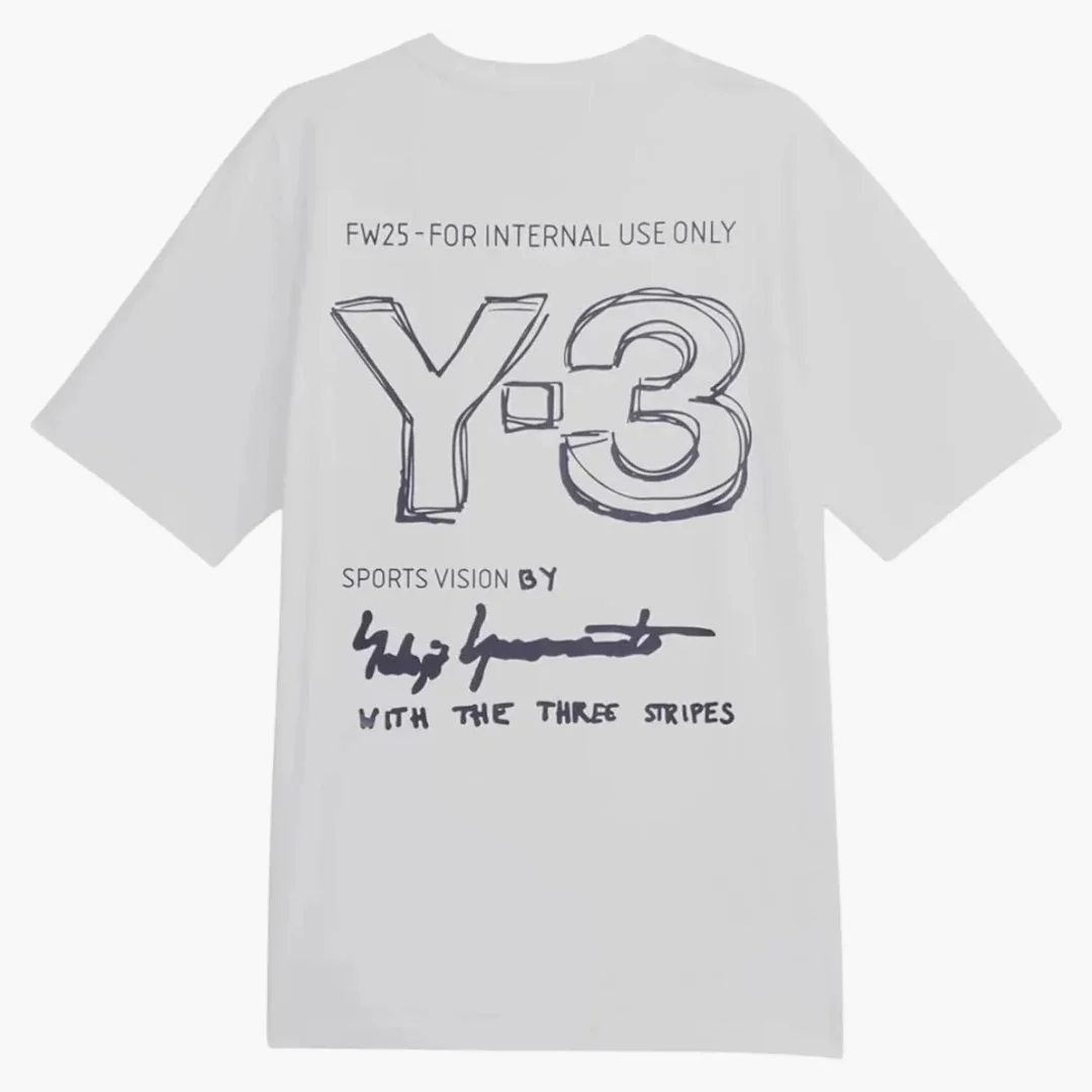 Adidas X Y3 Merch S/s T-shirt White