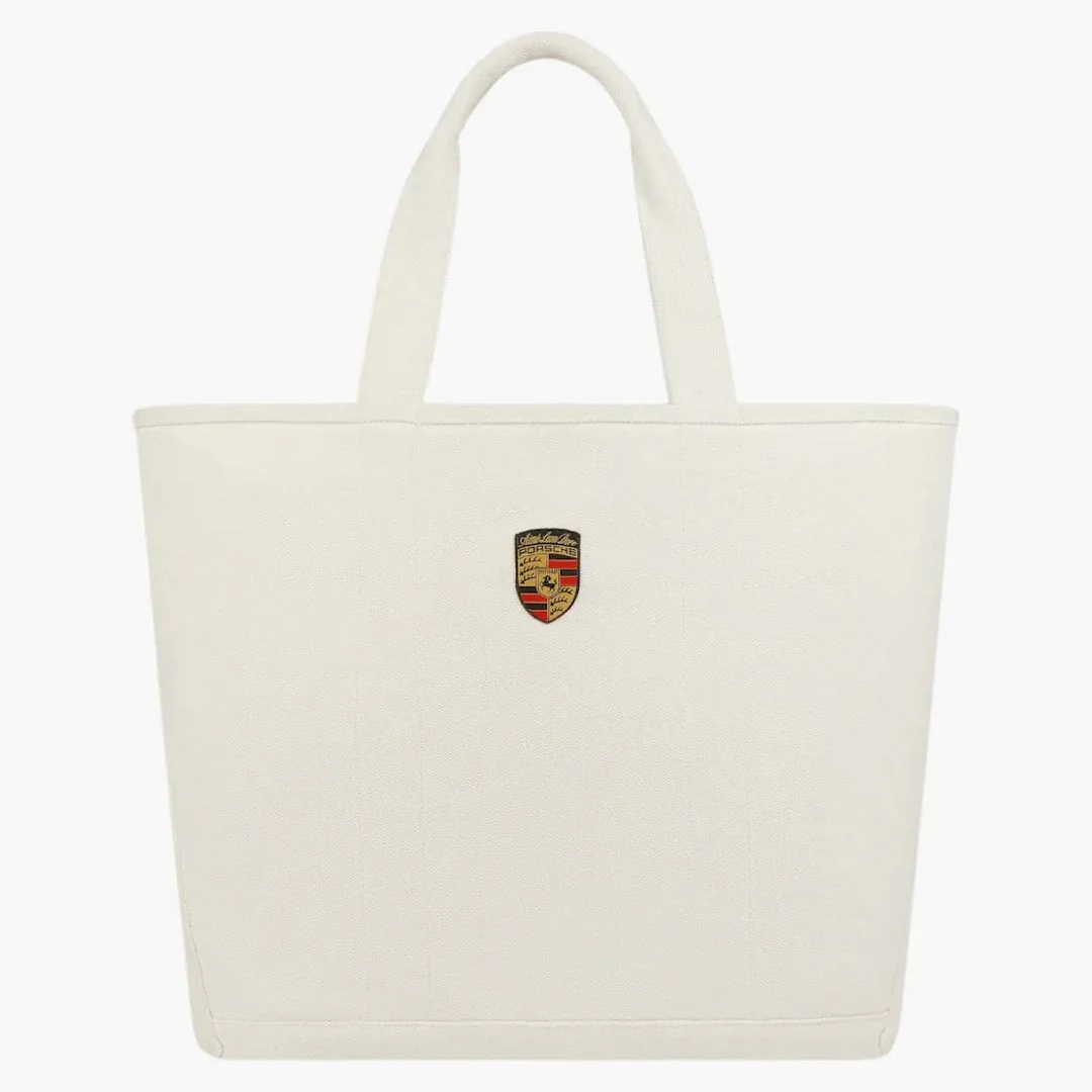Aime Leon Dore X Porsche Canvas Tote Bag Cream