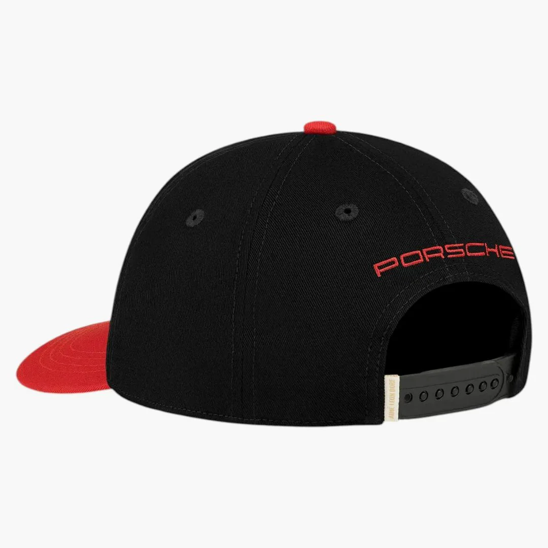 Aime Leon Dore X Porsche Colorblock Logo Hat Black - Image 3