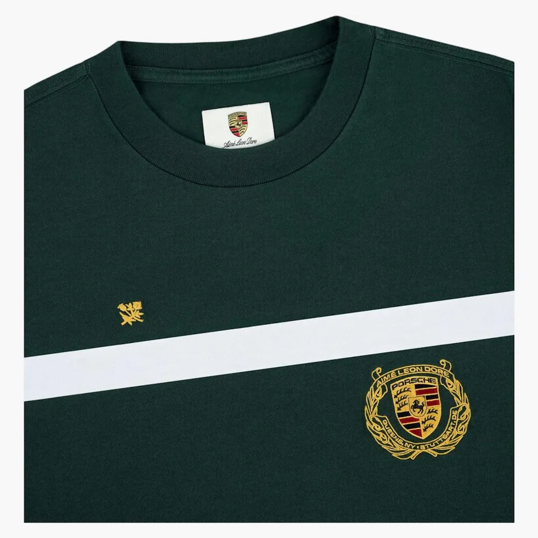 Aime Leon Dore X Porsche Long-sleeve Apex Tee Green - Image 2