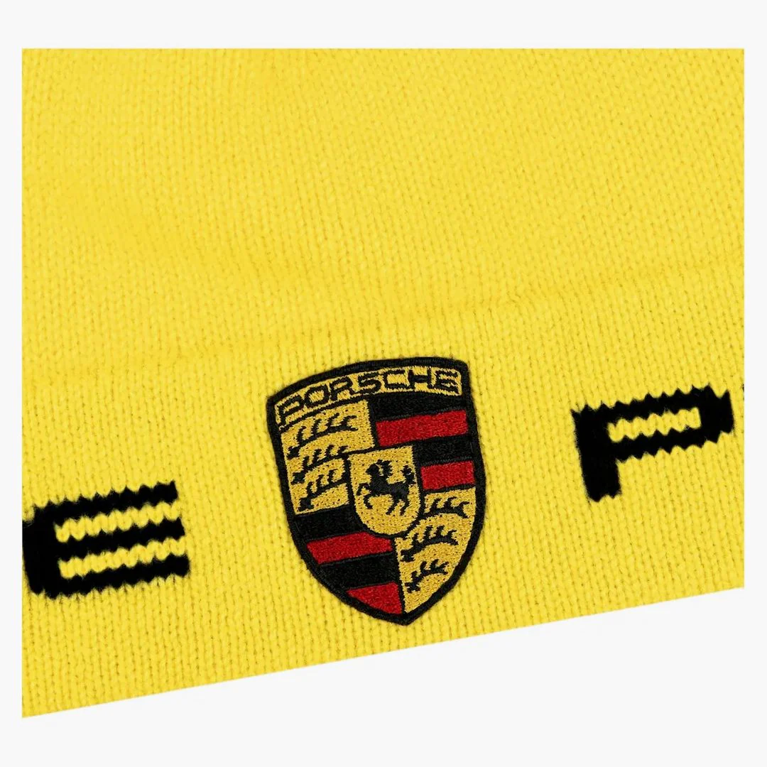 Aime Leon Dore X Porsche Wool Skullcap Yellow - Image 2