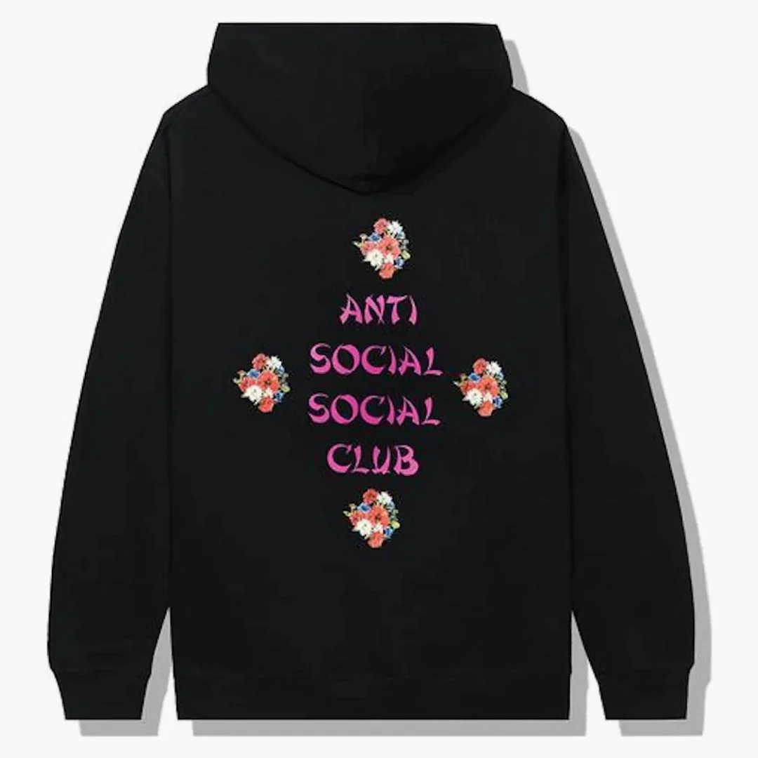 Anti Social Social Club 2 Much Of Heaven Hoodie Black