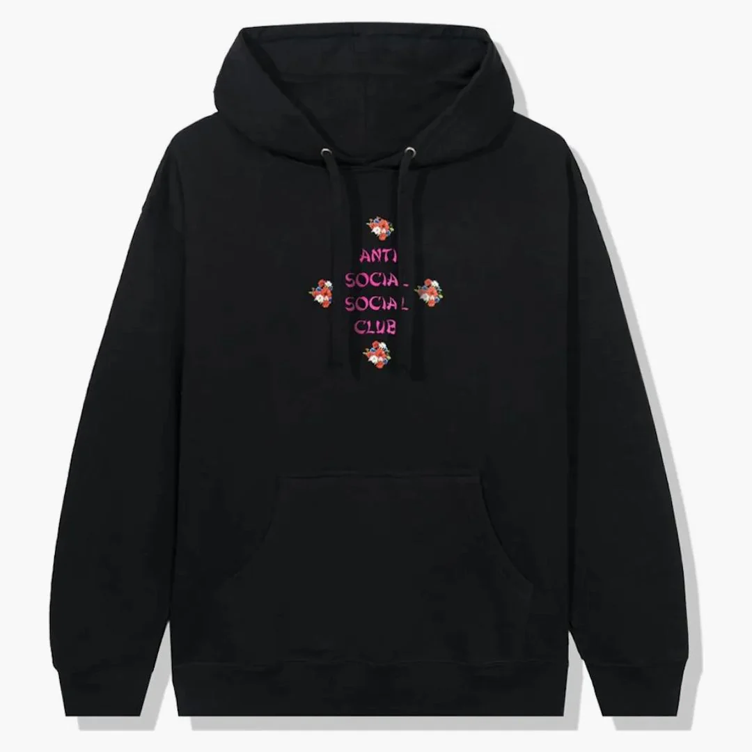 Anti Social Social Club 2 Much Of Heaven Hoodie Black - Image 2
