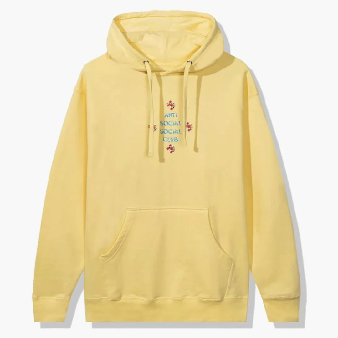Anti Social Social Club 2 Much Of Heaven Hoodie Yellow