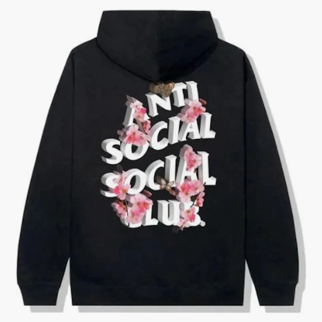 Anti Social Social Club 4k Kkoch Hoodie Black - Image 2
