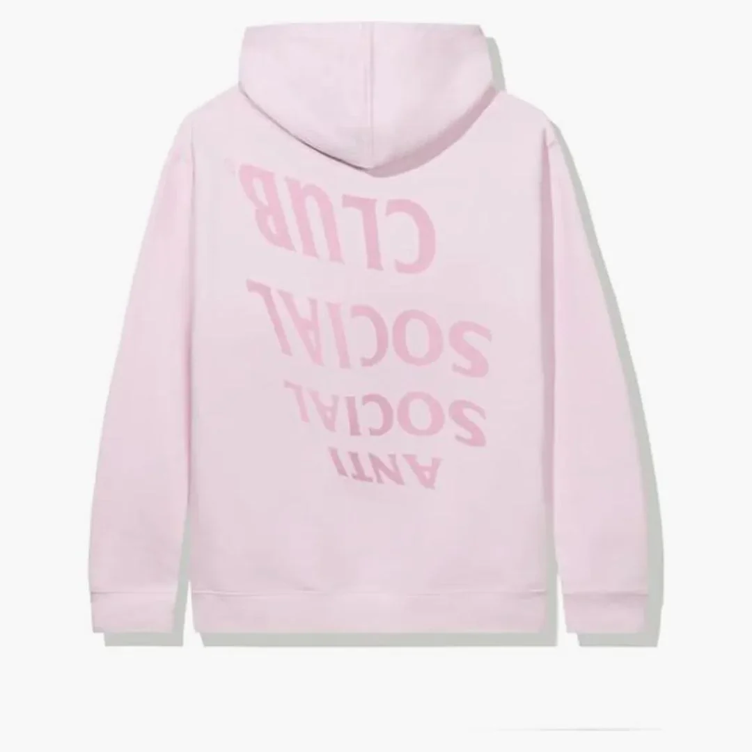 Anti Social Social Club After I Met You Hoodie Pink - Image 2