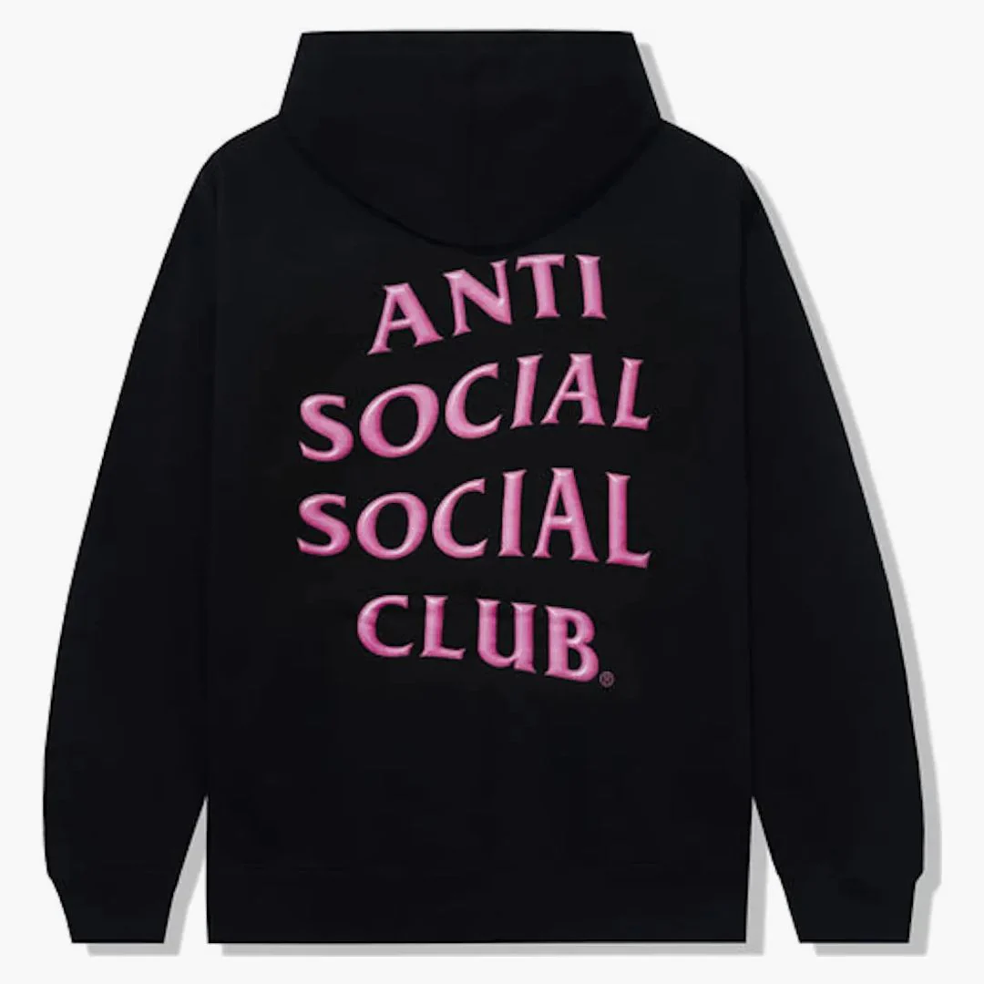 Anti Social Social Club Anti Everything Club <3 Hoodie Black - Image 2