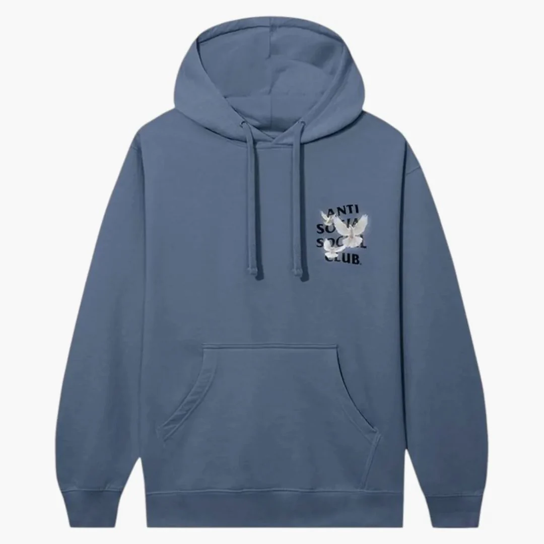 Anti Social Social Club Appreciate Life Hoodie Storm Blue