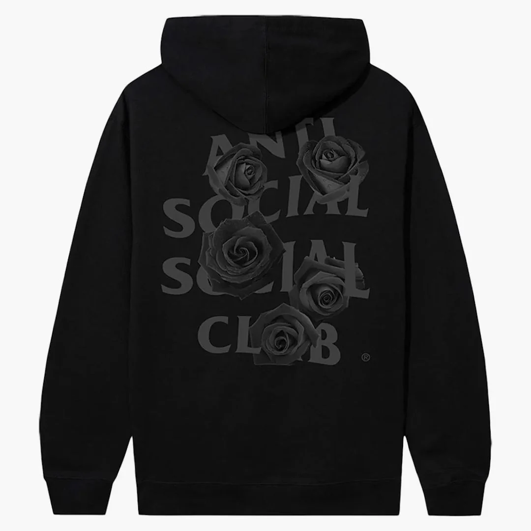 Anti Social Social Club Bat Emoji F&f Hoodie Royal/black