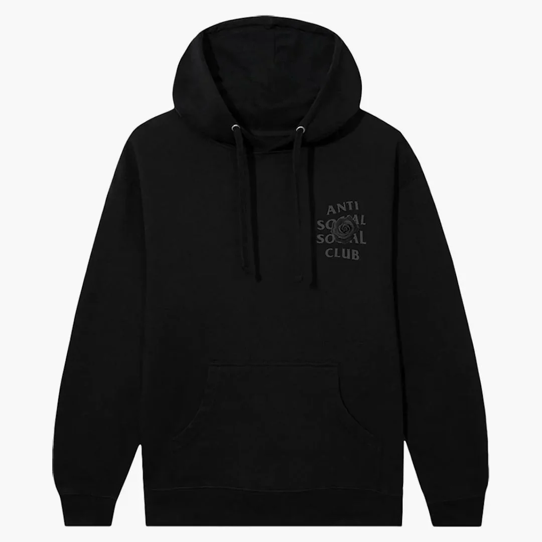 Anti Social Social Club Bat Emoji F&f Hoodie Royal/black - Image 2