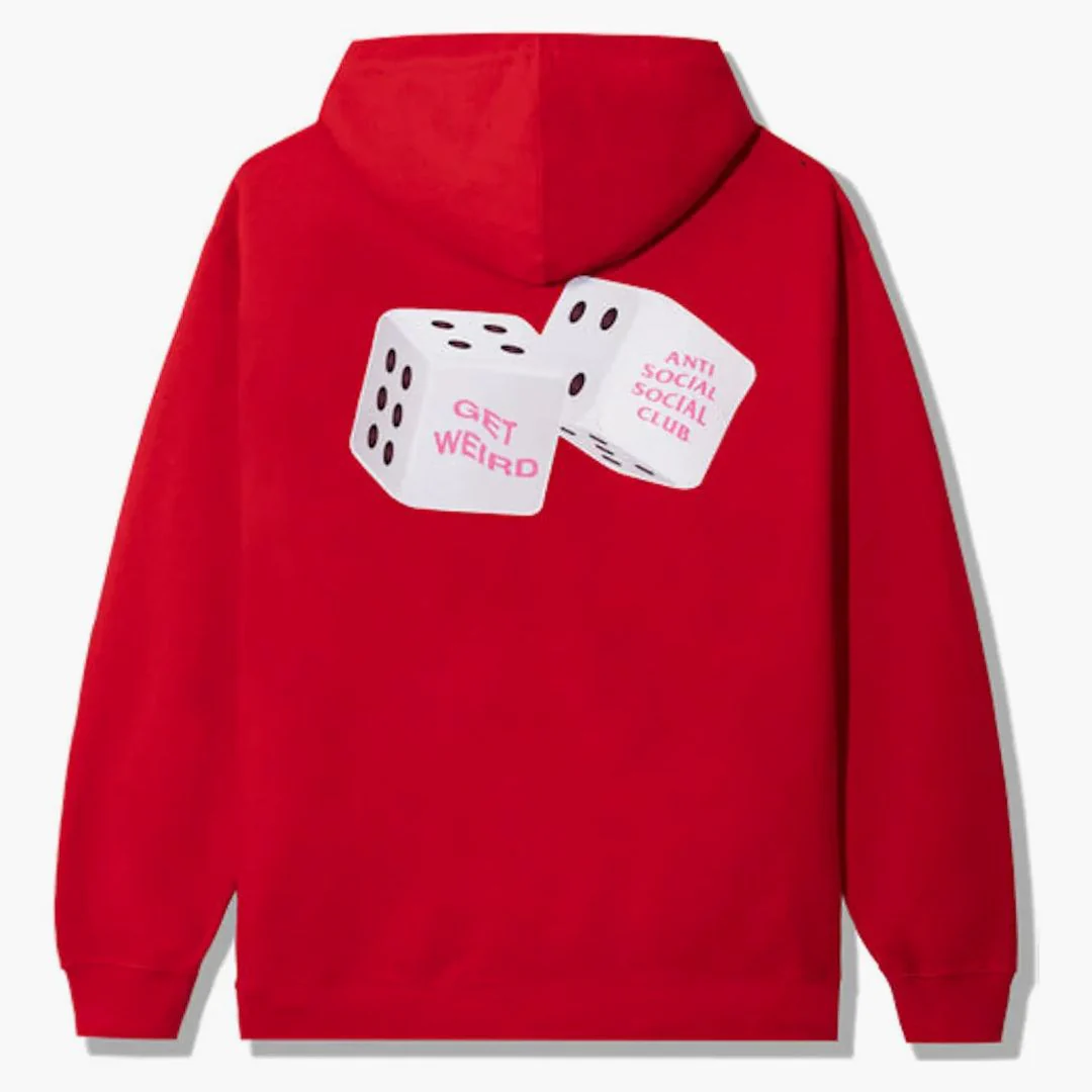 Anti Social Social Club Best Of Luck Hoodie Red