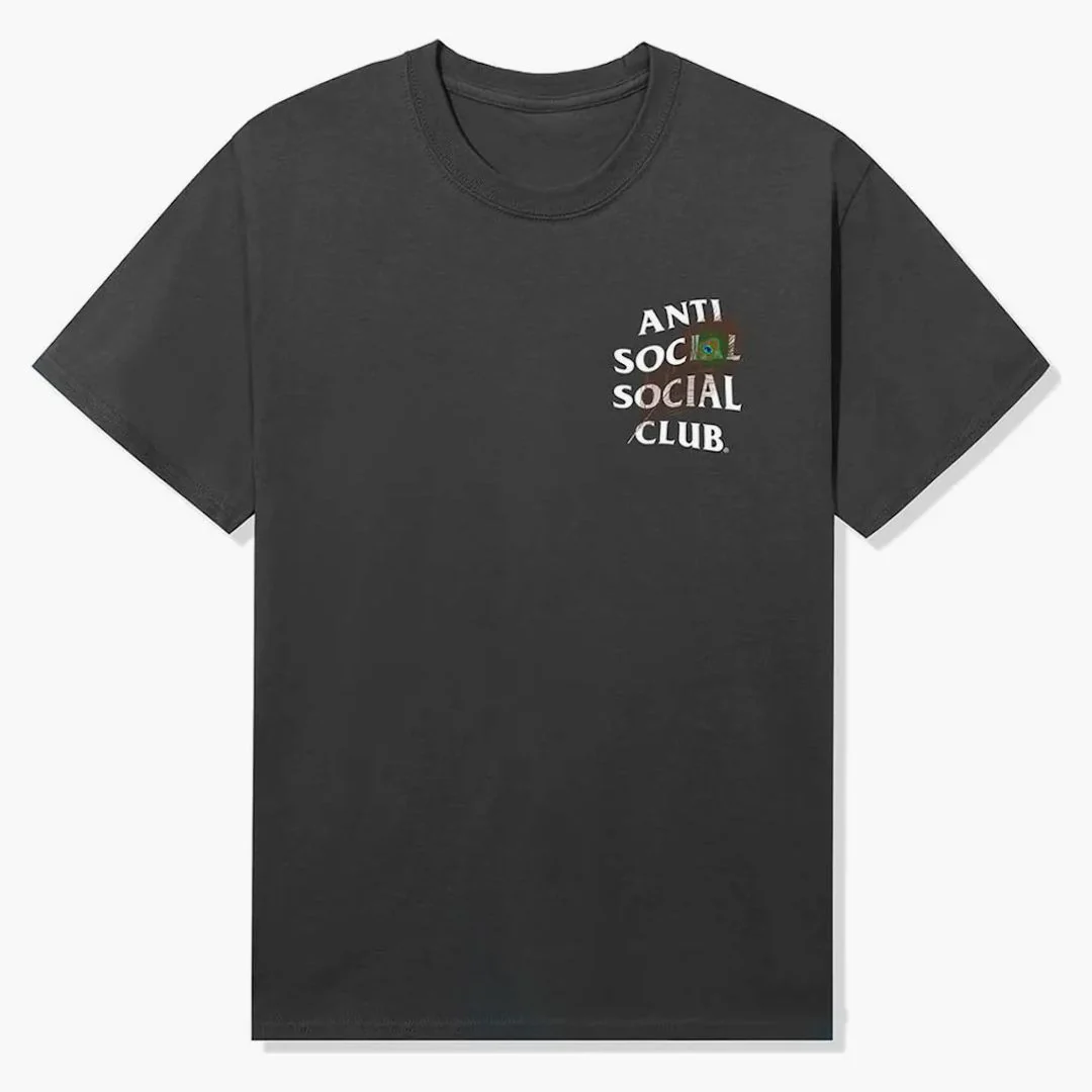 Anti Social Social Club Birdbath Tee Grey - Image 2