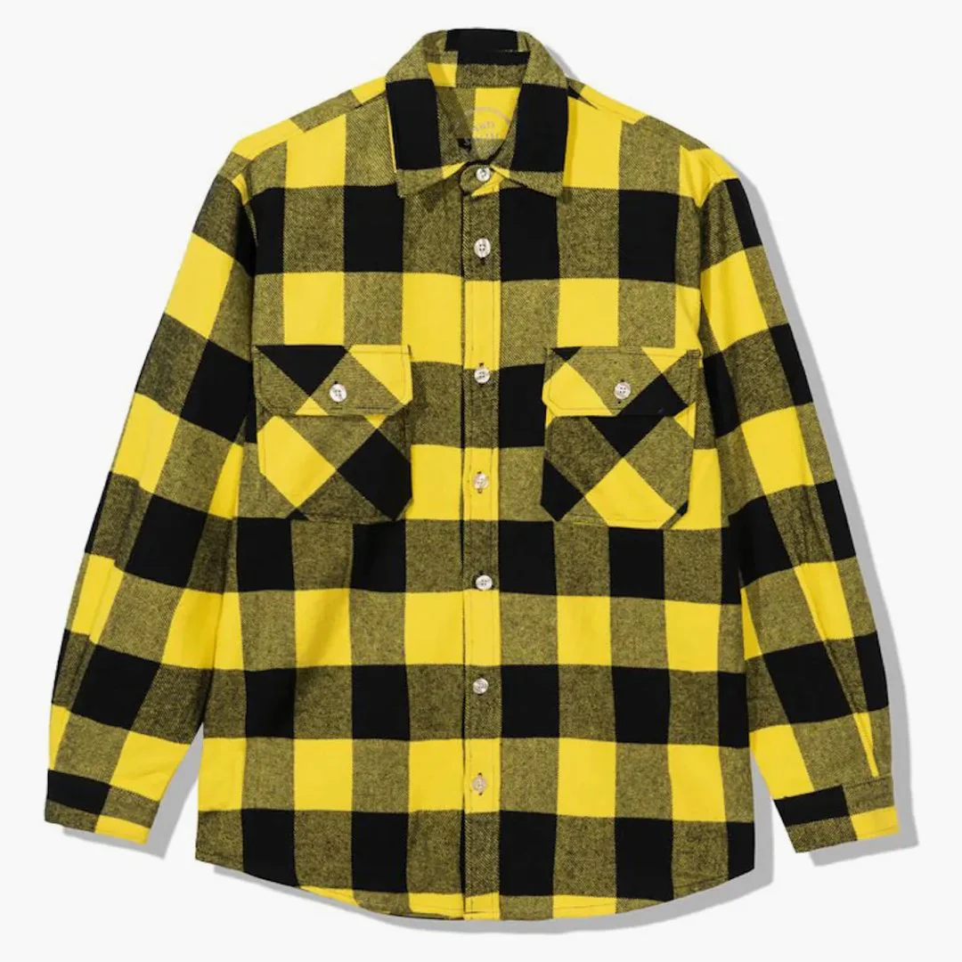 Anti Social Social Club Bored Games Flannel Yellow - Image 2