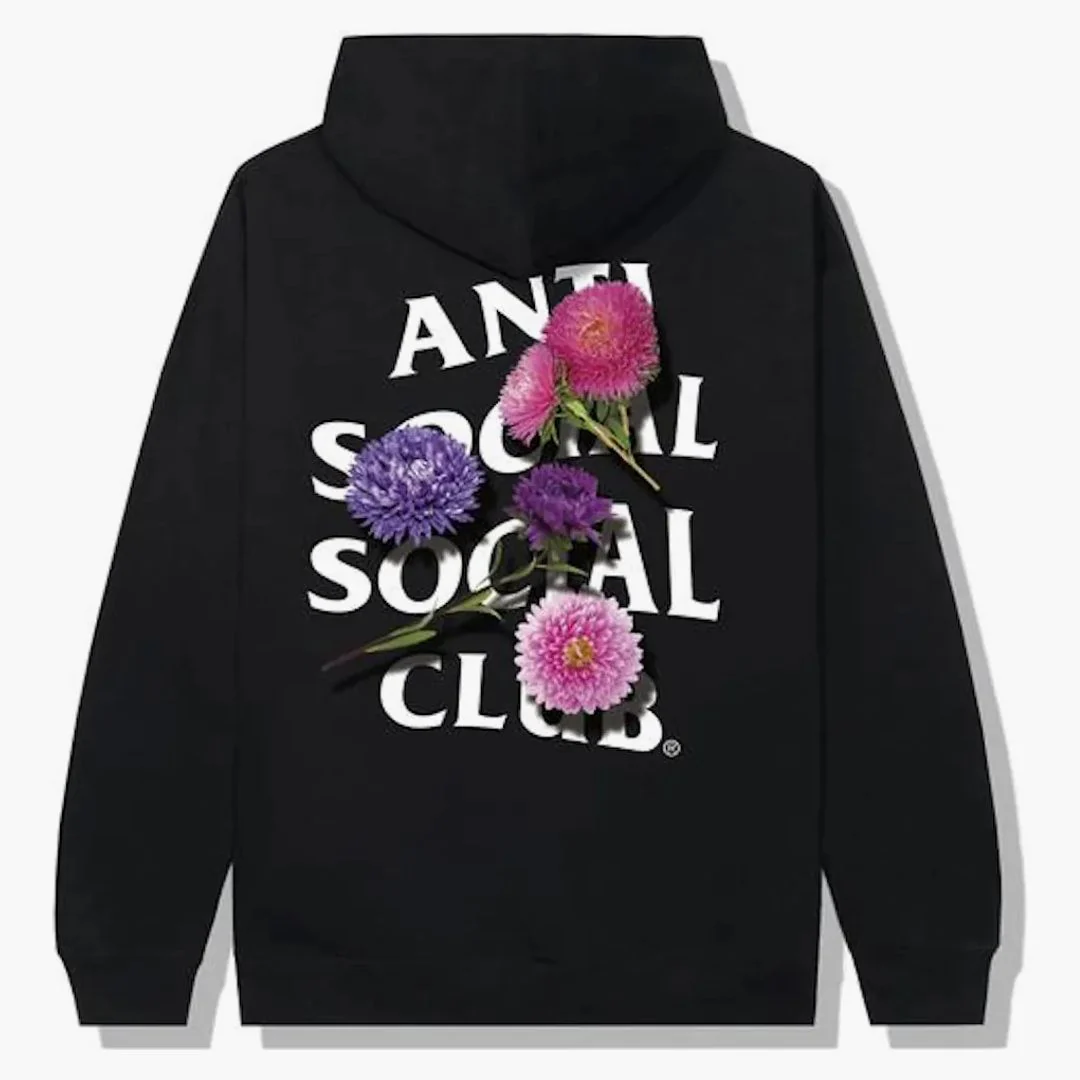 Anti Social Social Club Broken Vase Hoodie Black - Image 2