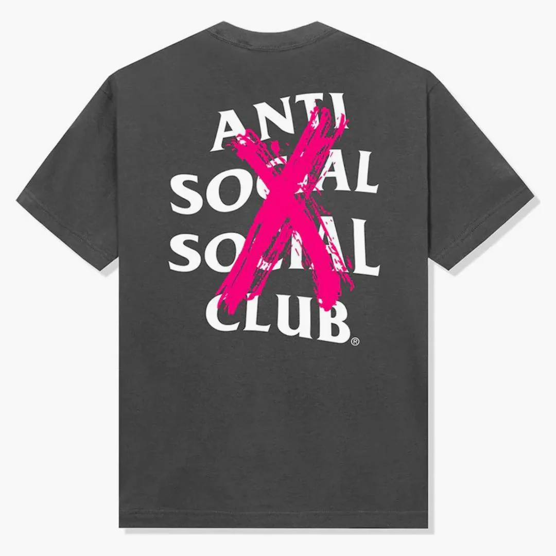 Anti Social Social Club Cancelled F&f Tee Grey - Image 2