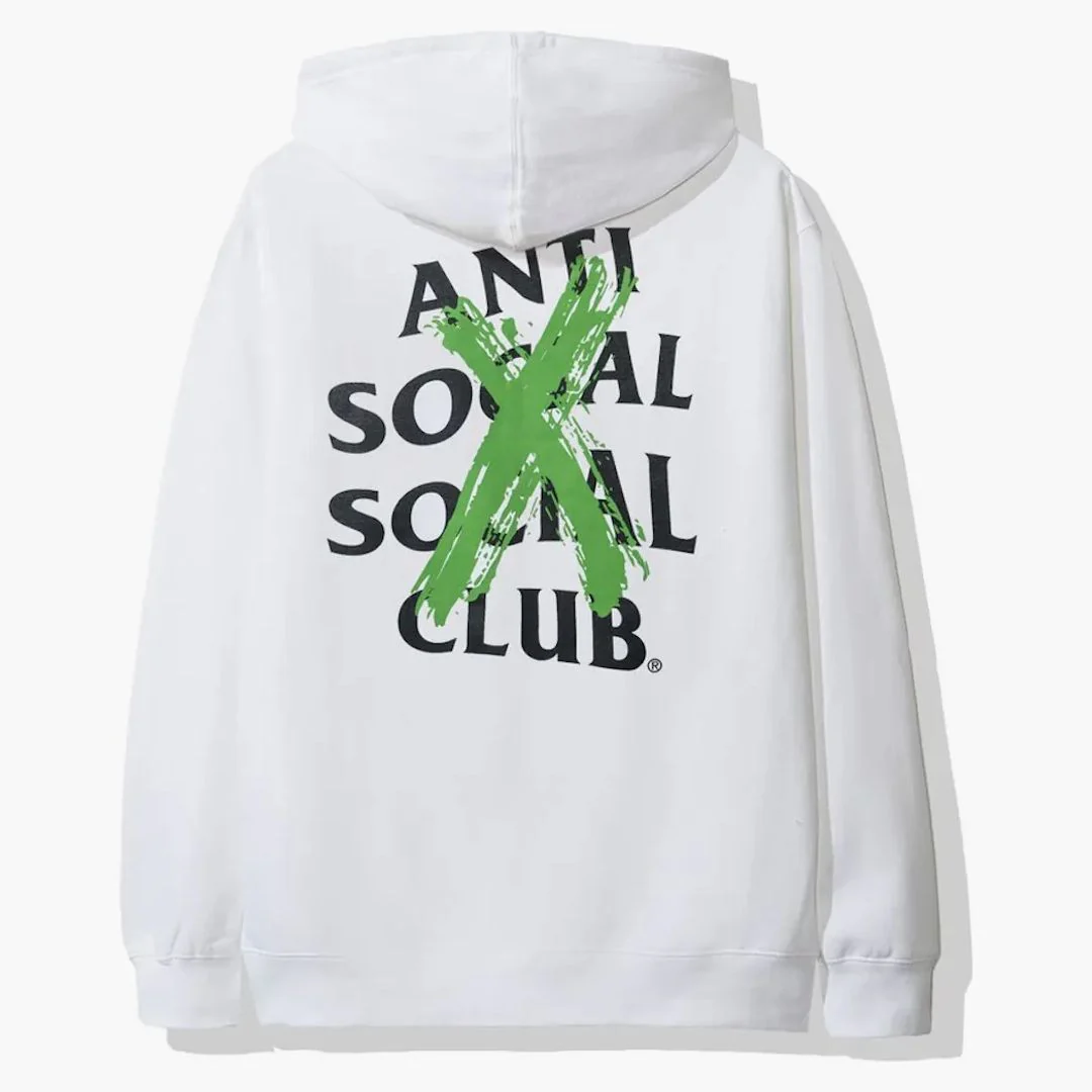 Anti Social Social Club Cancelled Remix Hoodie (fw19) White