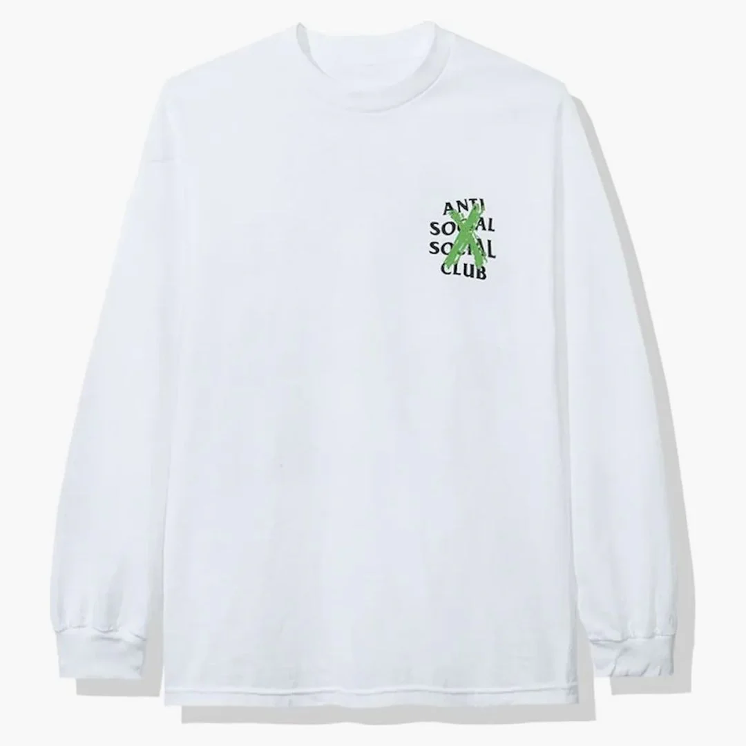 Anti Social Social Club Cancelled Remix Long Sleeve Tee (fw19) White