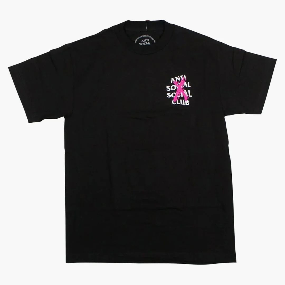 Anti Social Social Club Cancelled T-shirt Black - Image 3