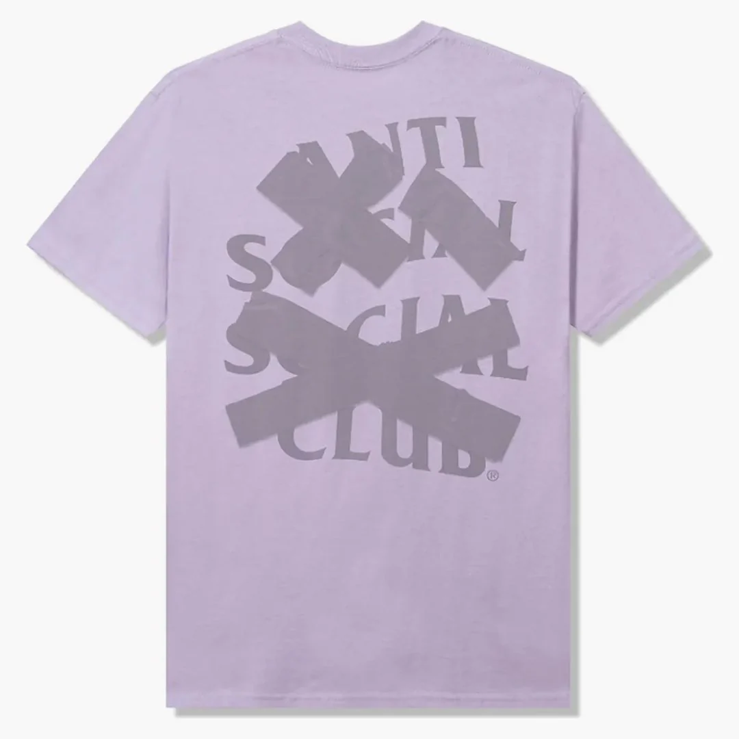 Anti Social Social Club Cancelled Tonal Tee Violet