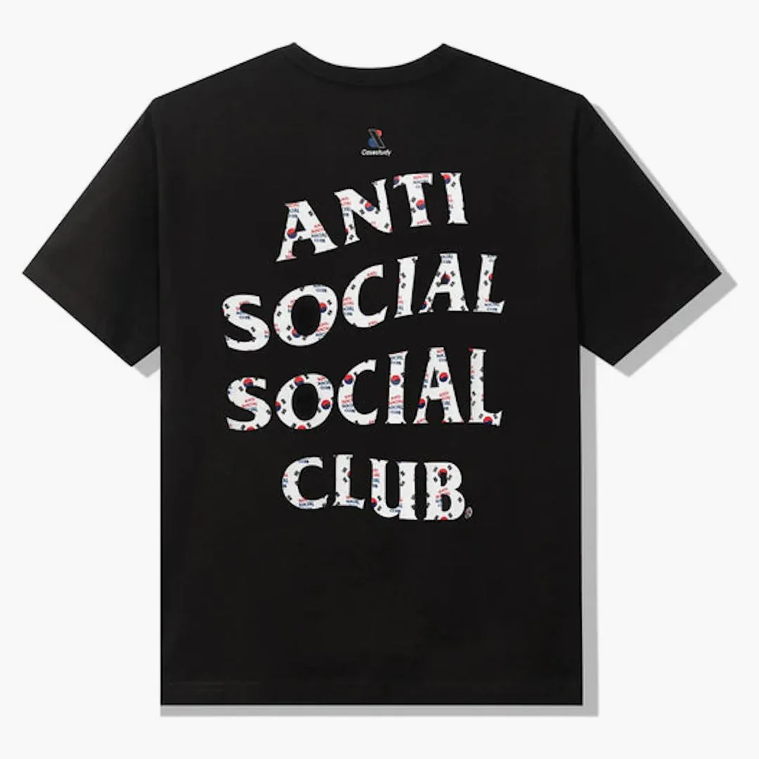 Anti Social Social Club Case Study Flag T-shirt Black